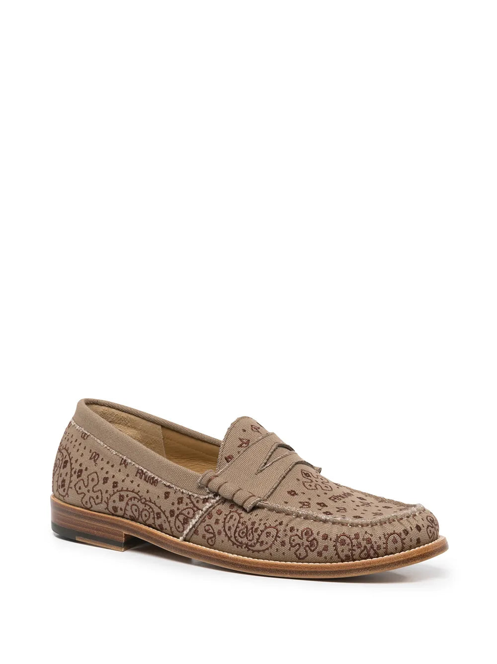 RHUDE bandana-print low-heel loafers