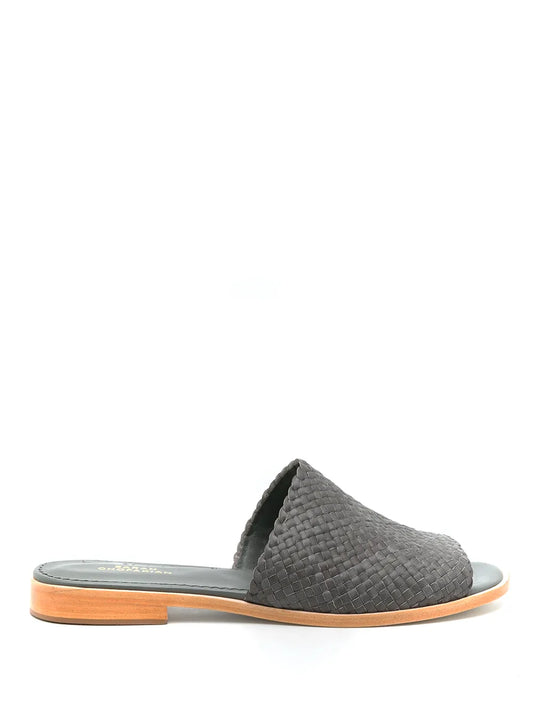 Sarah Chofakian interwoven flat leather sandals