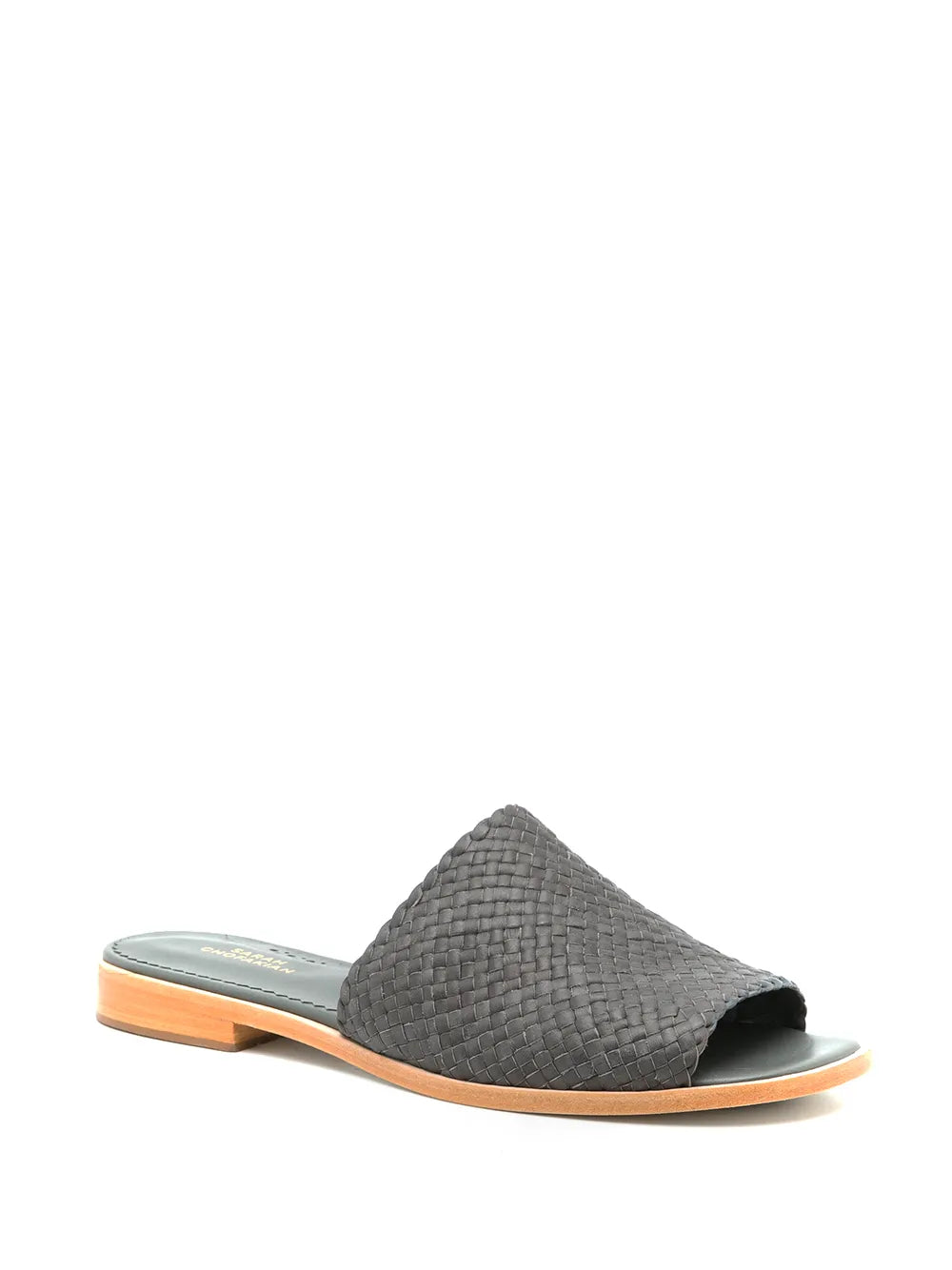 Sarah Chofakian interwoven flat leather sandals
