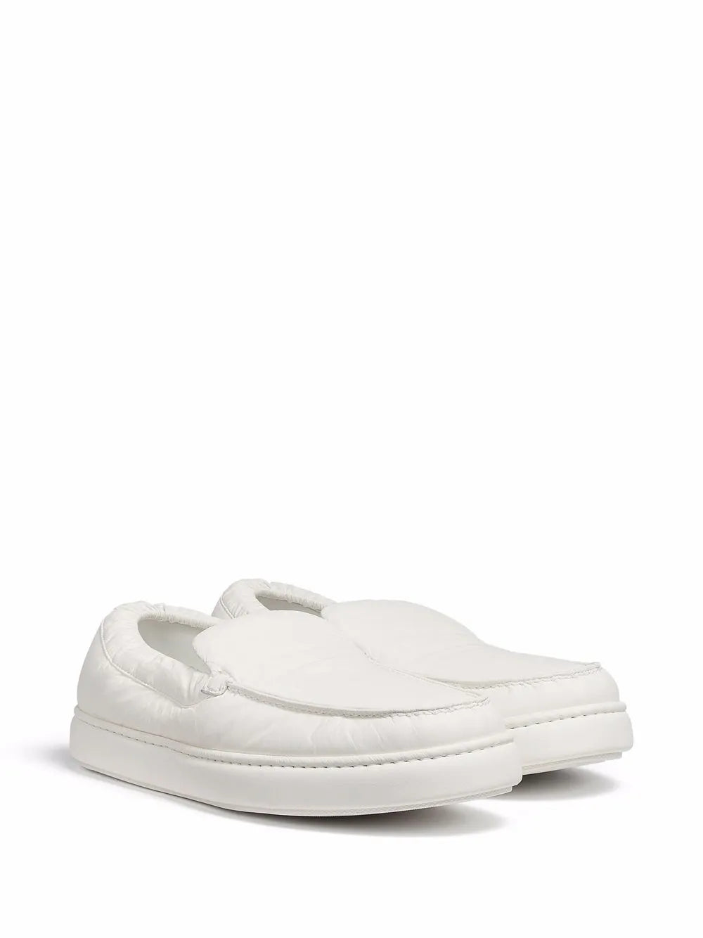 Zegna padded-panel slip-on sneakers