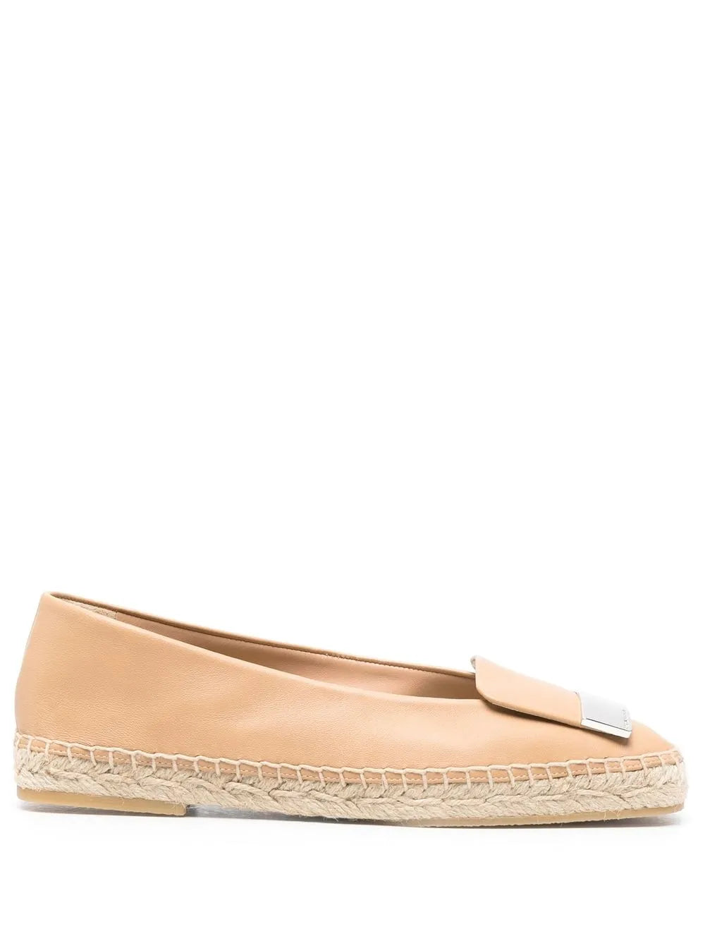 Sergio Rossi SR1 logo-plaque espadrilles