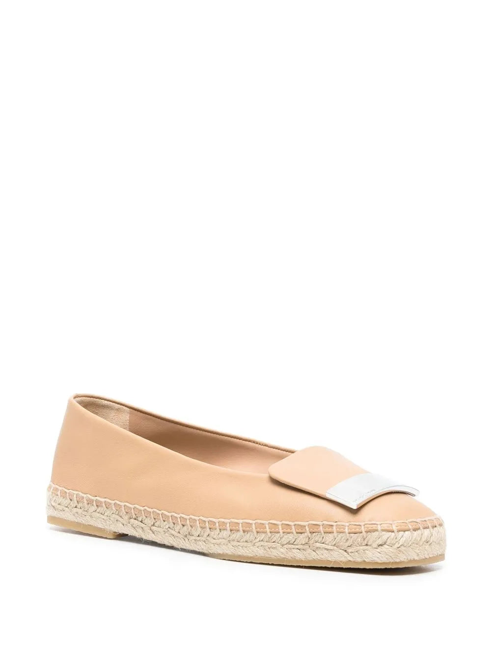 Sergio Rossi SR1 logo-plaque espadrilles