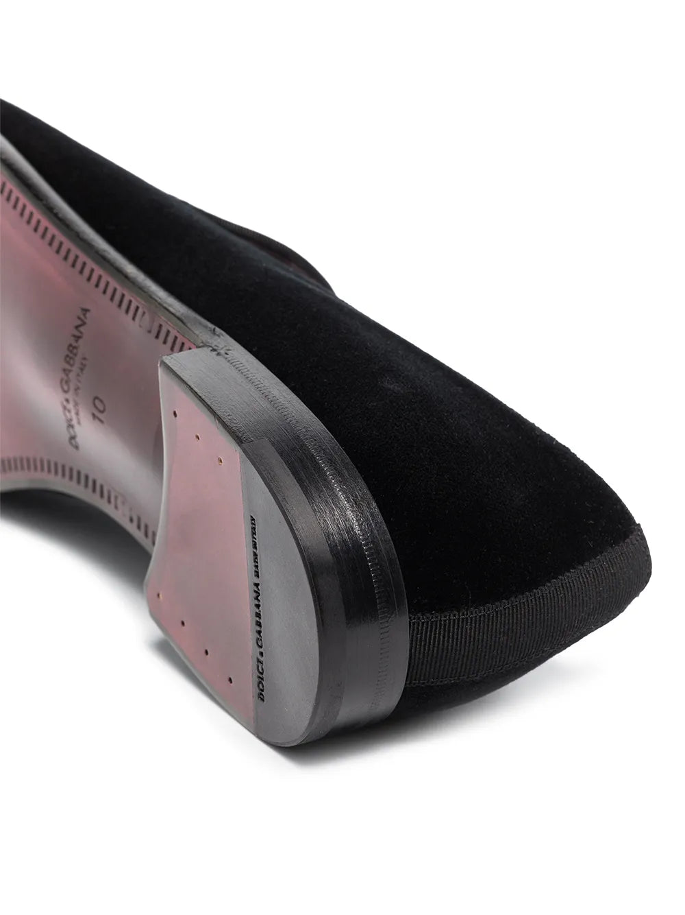 Dolce & Gabbana Leonardo velvet slippers