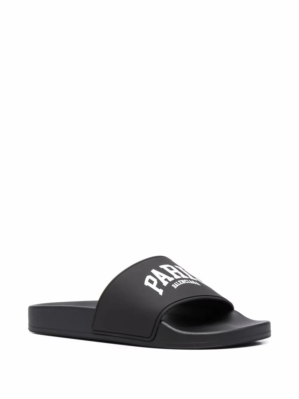 Balenciaga logo-print slides