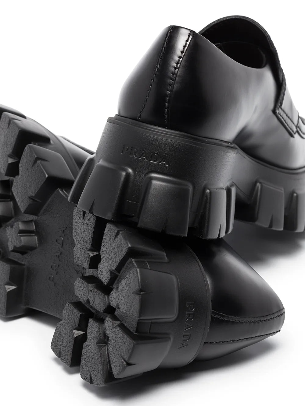 Prada Monolith leather loafers