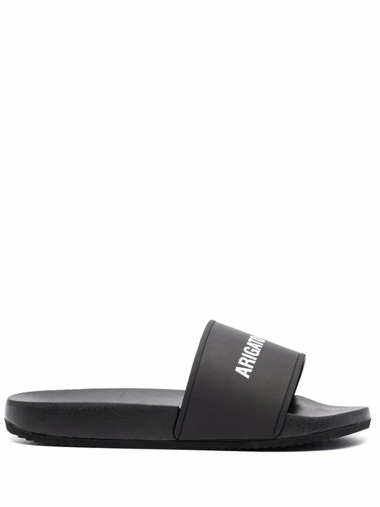 Axel Arigato logo-print slides