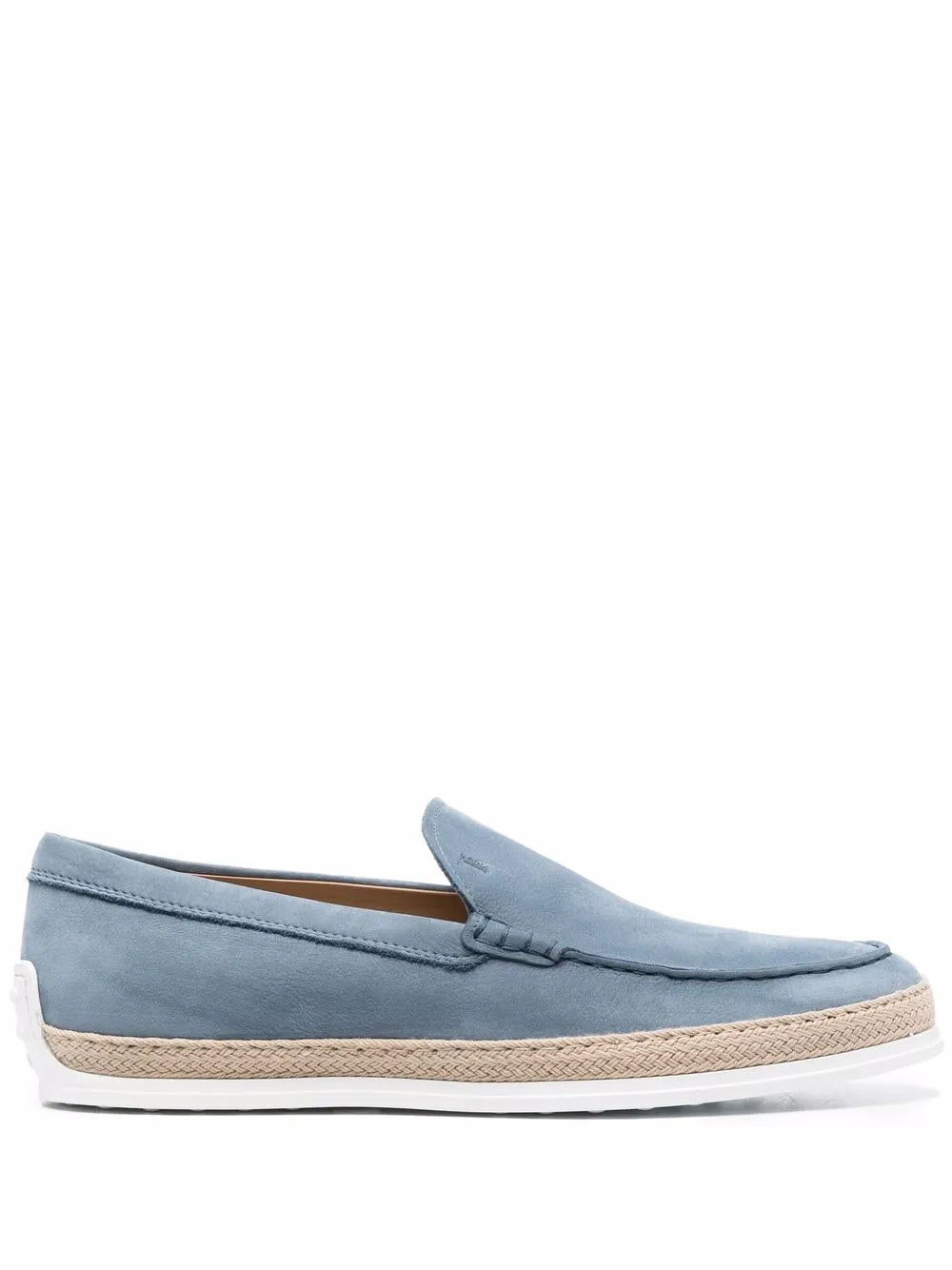 Tod's almond-toe suede loafers