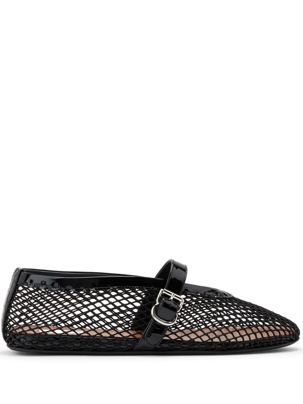 Alaïa fishnet ballerina flats