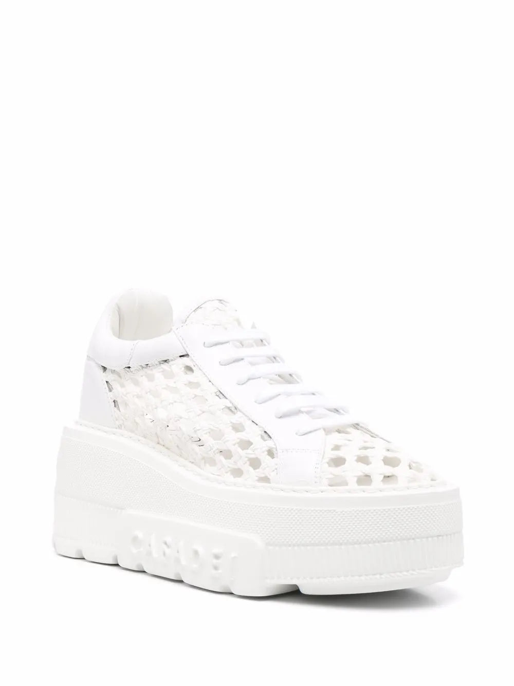 Casadei woven platform sneakers