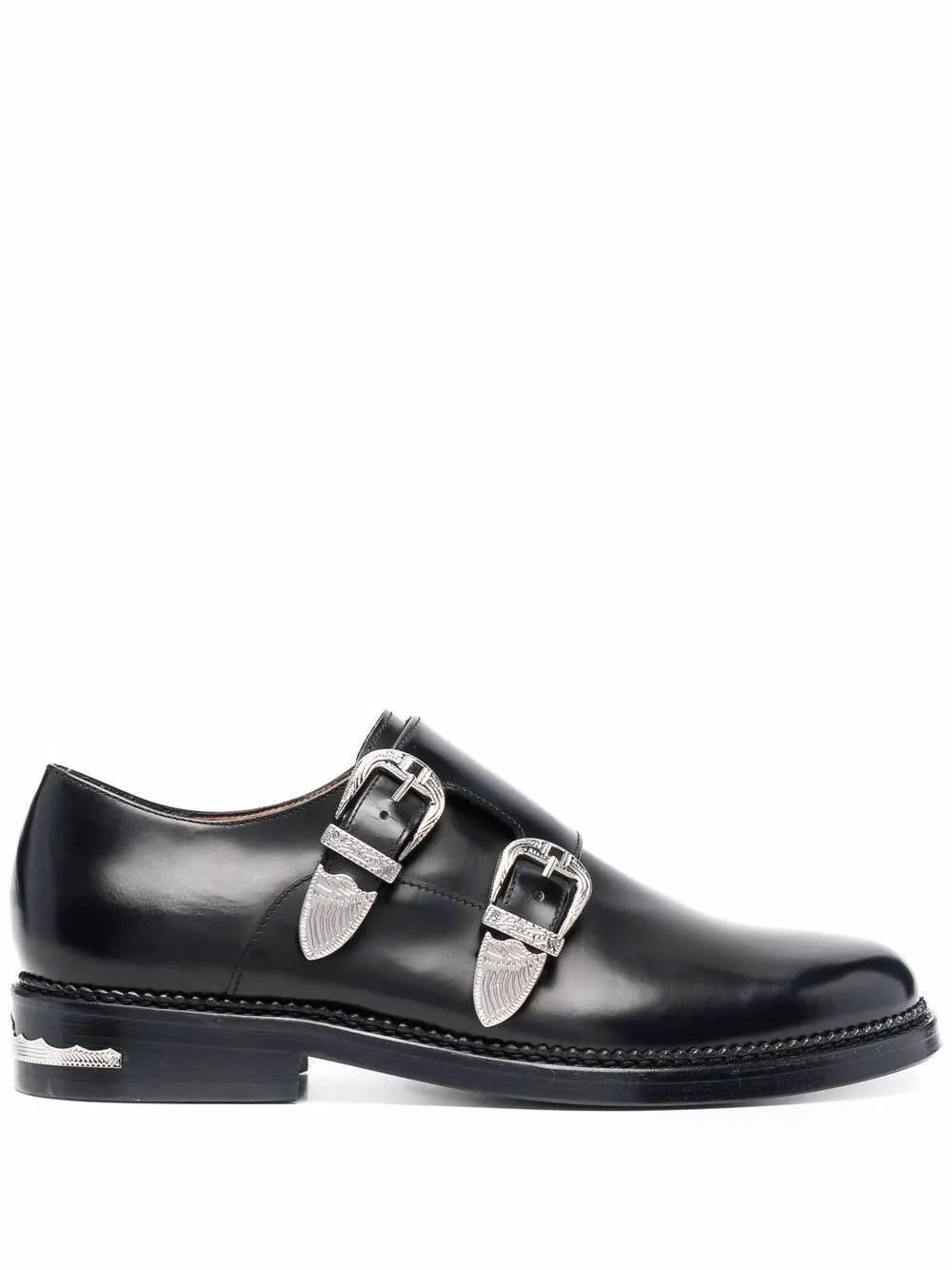 Toga Virilis buckled bos taurus monk shoes