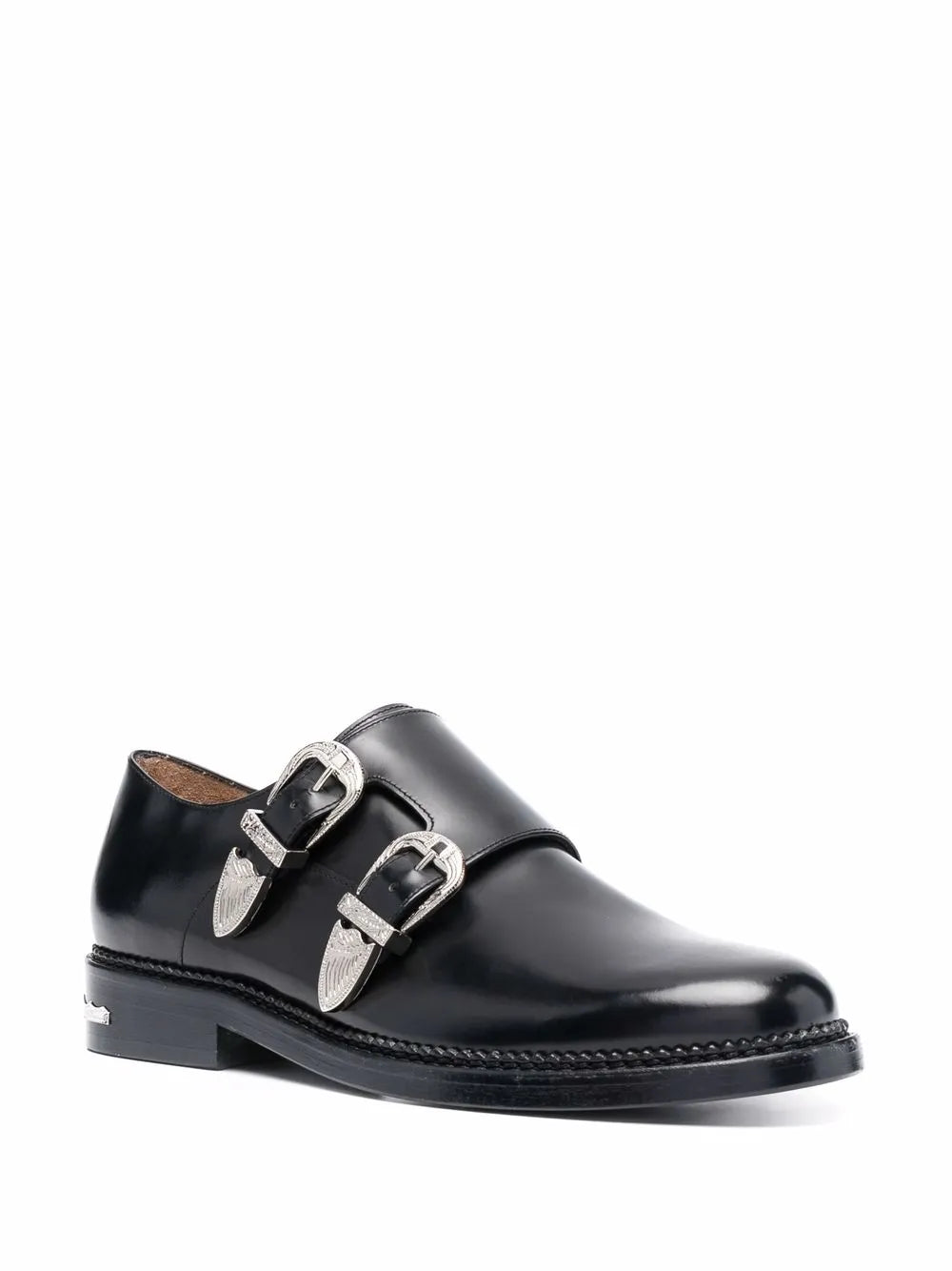 Toga Virilis buckled bos taurus monk shoes