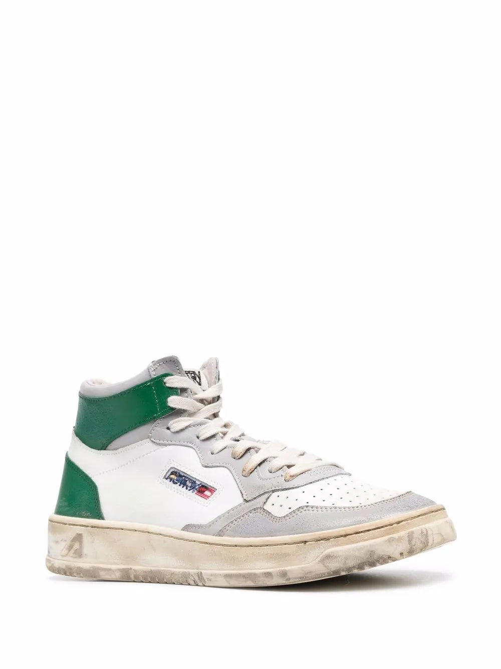 Autry distressed-effect high-top sneakers