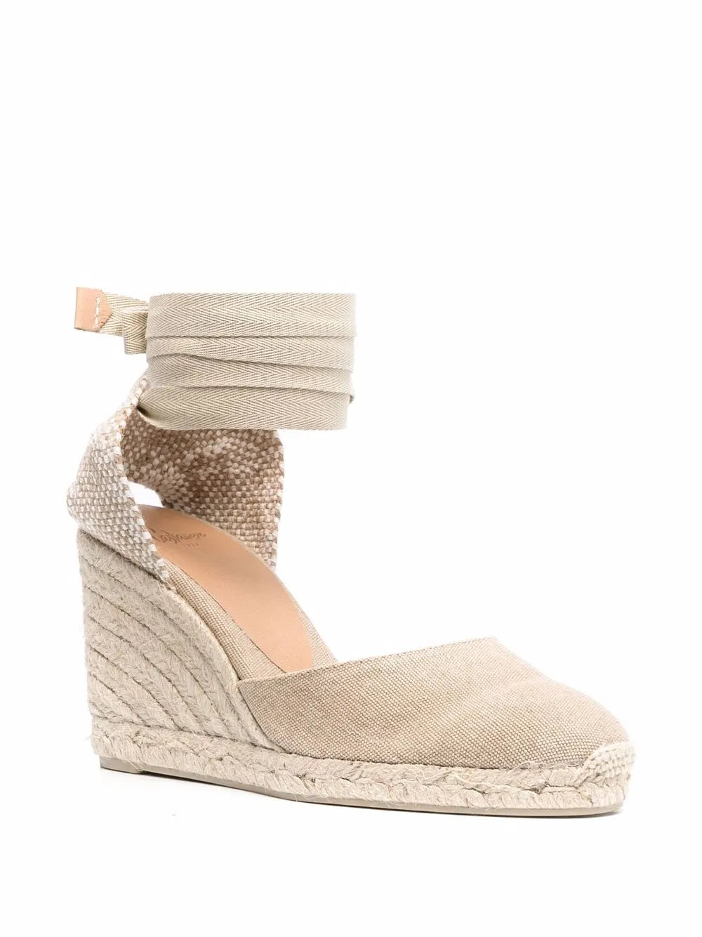 Castañer tie-detail suede espadrilles