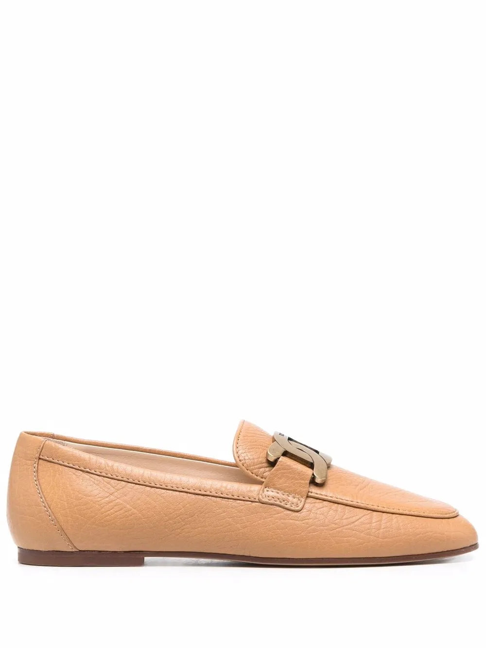 Tod's Kate gold-chain leather loafers