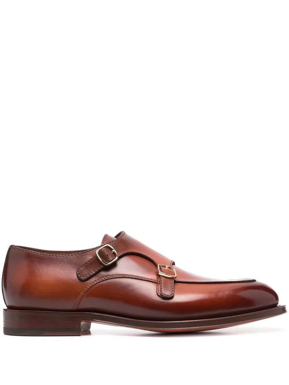 Santoni monk strap loafers