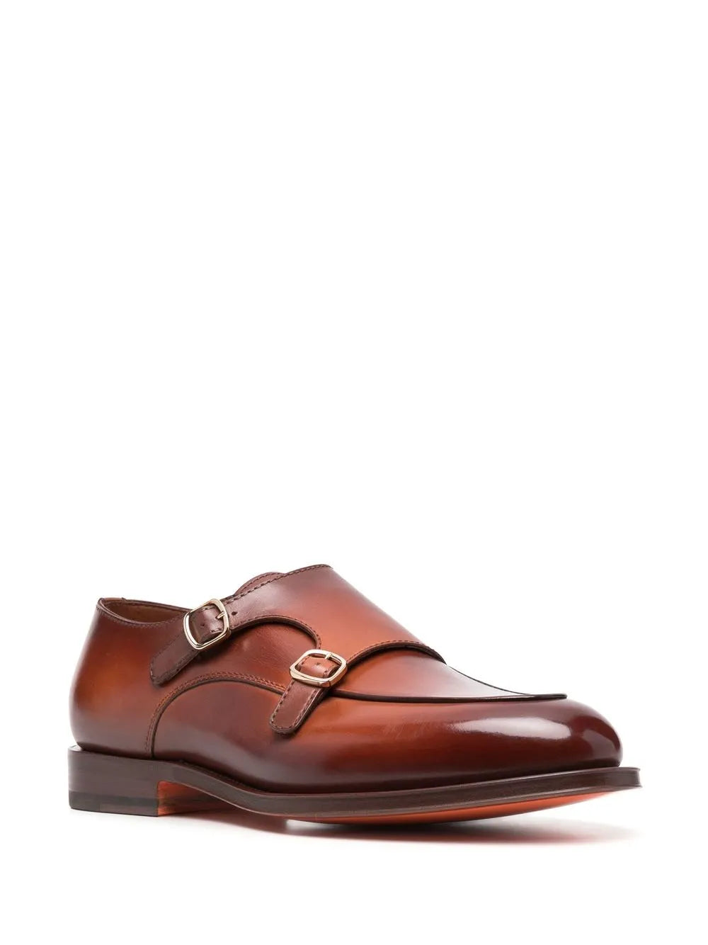 Santoni monk strap loafers