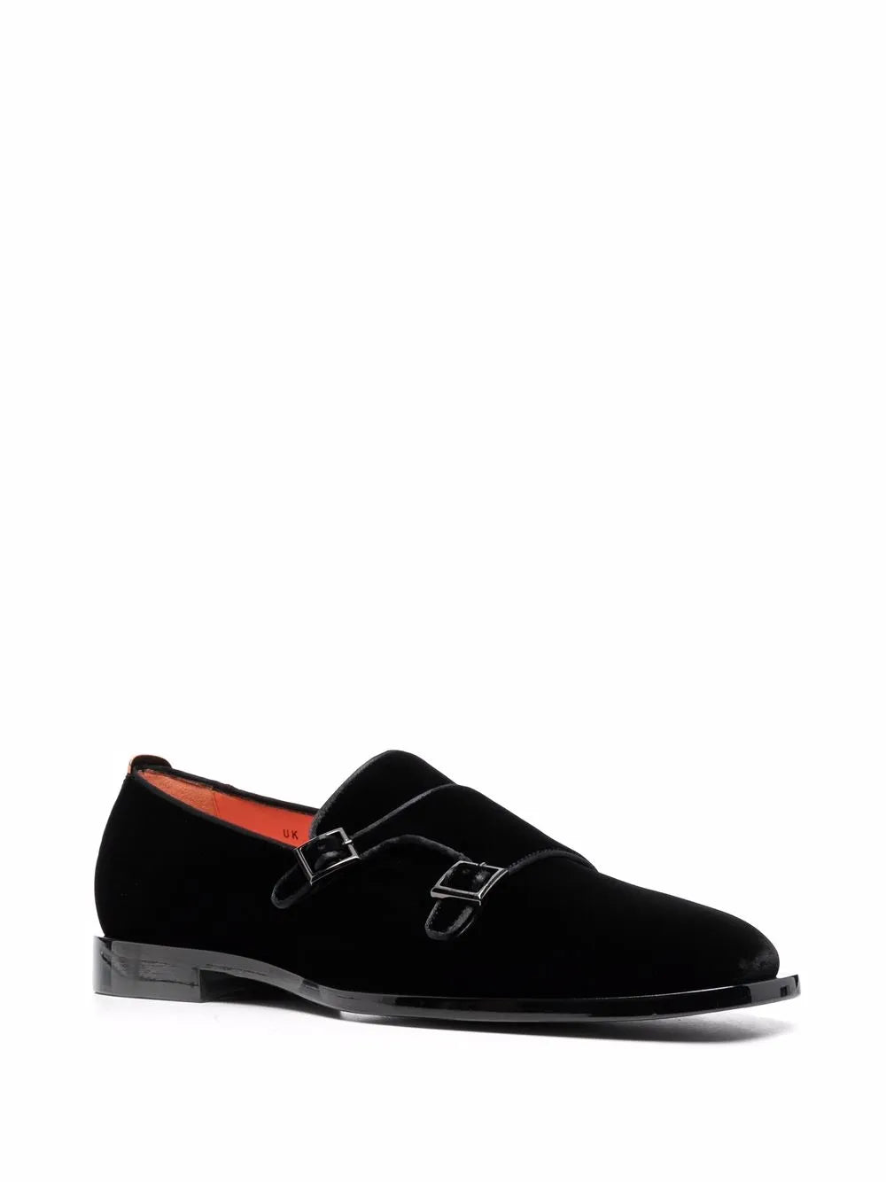 Santoni buckle detail monk shoes