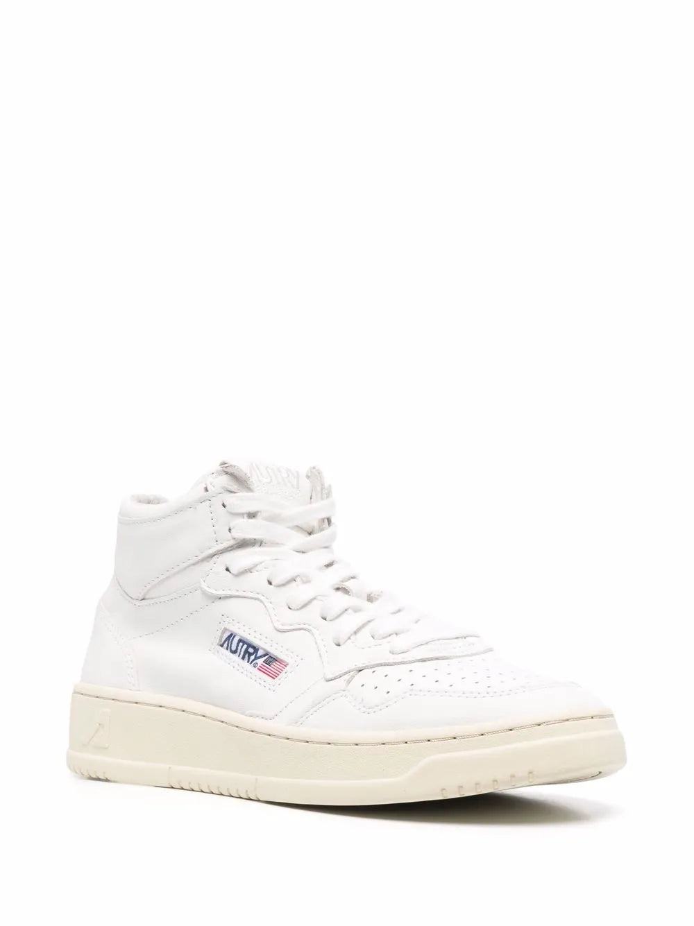 Autry Medalist logo-patch lace-up sneakers