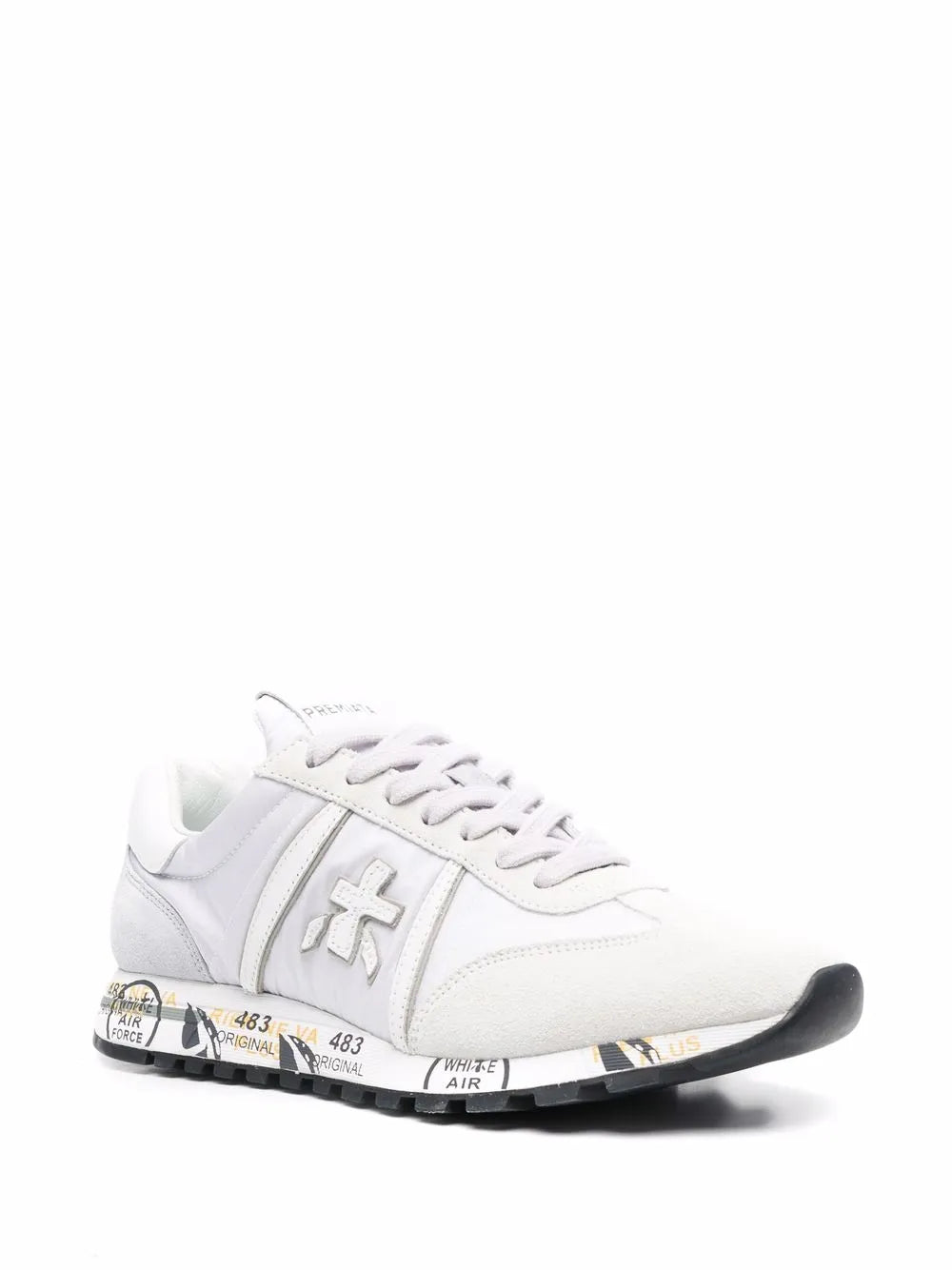 Premiata panelled low-top sneakers
