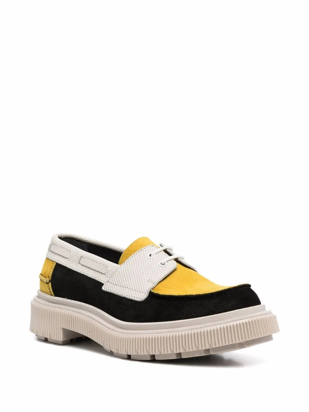 Adieu Paris panelled leather Oxford shoes