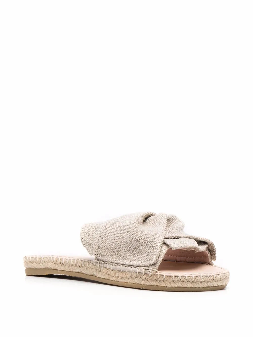 Manebi ruched open-toe espadrilles