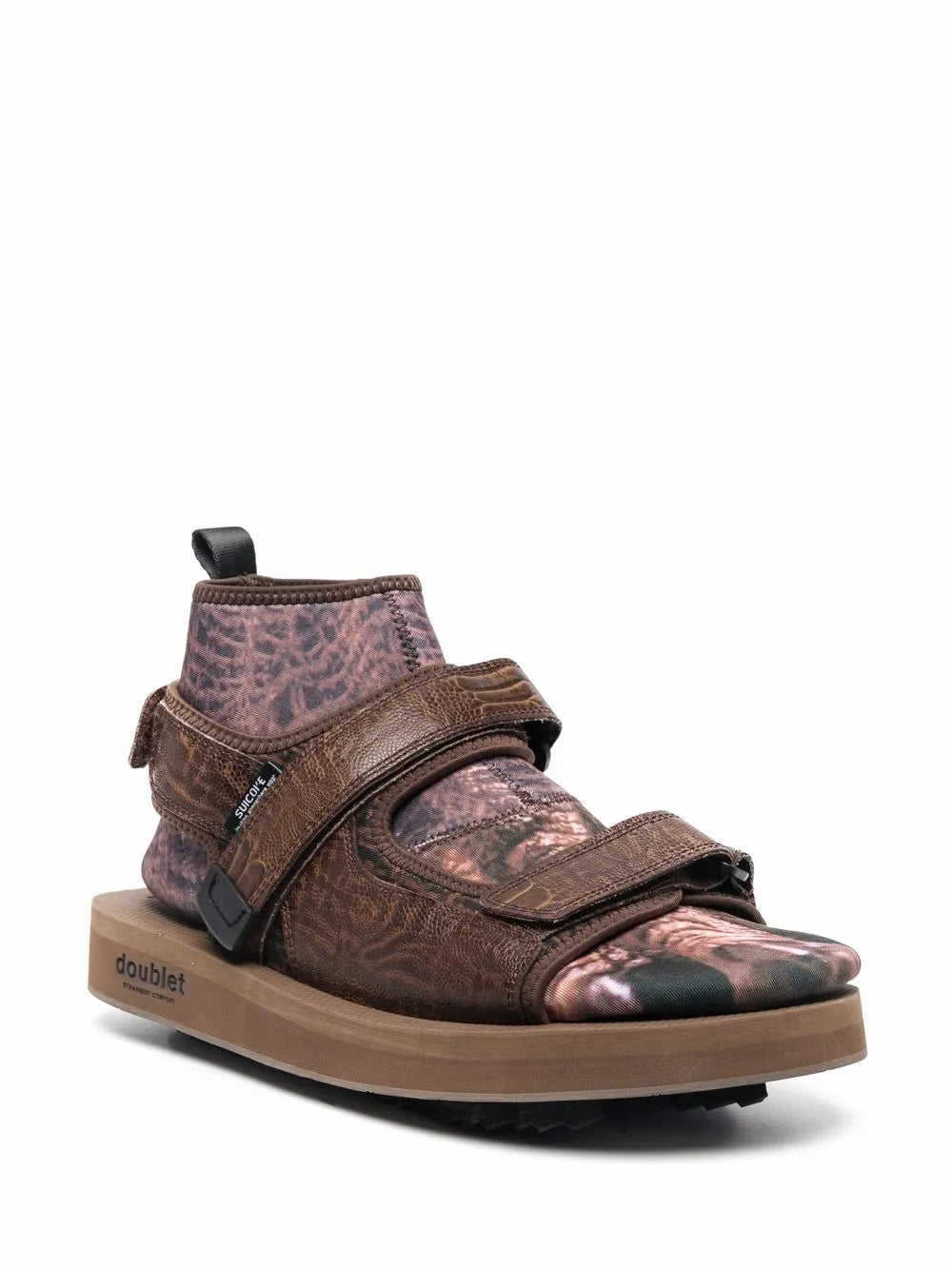 Doublet Dinossaur layered sandals