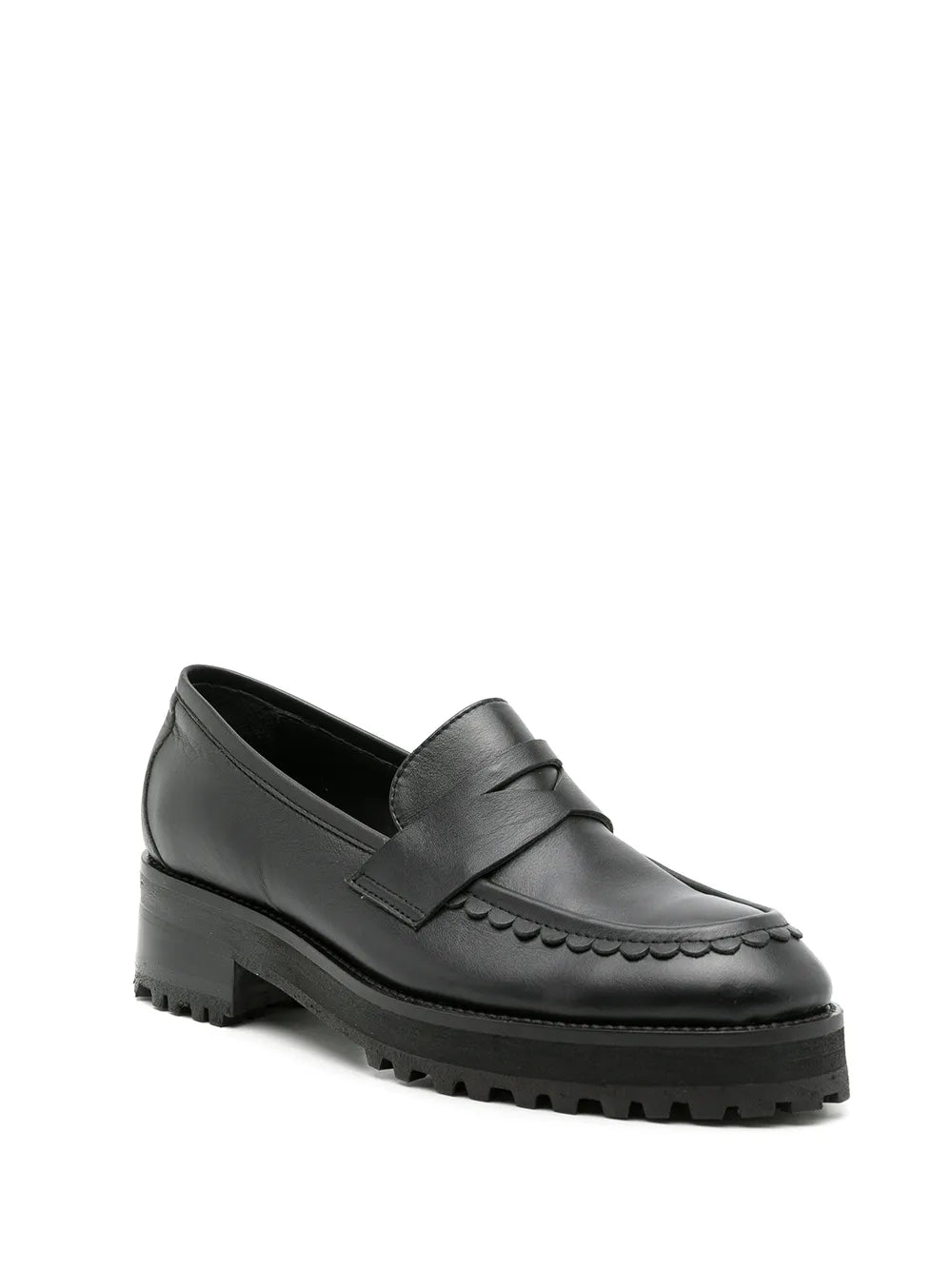Sarah Chofakian Holly leather penny loafers