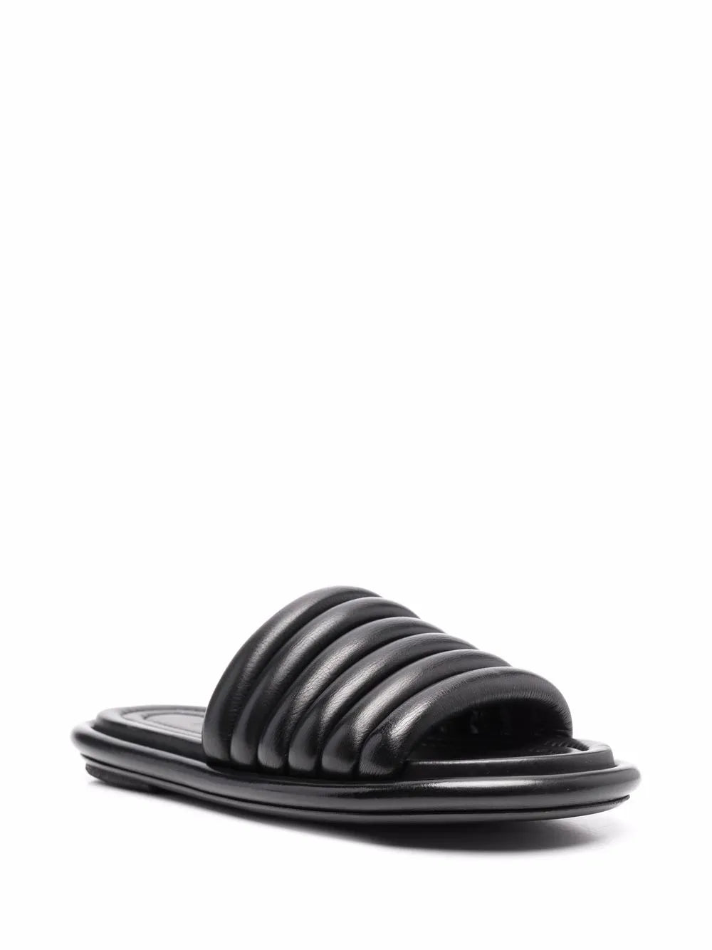 Marsèll ribbed leather slides