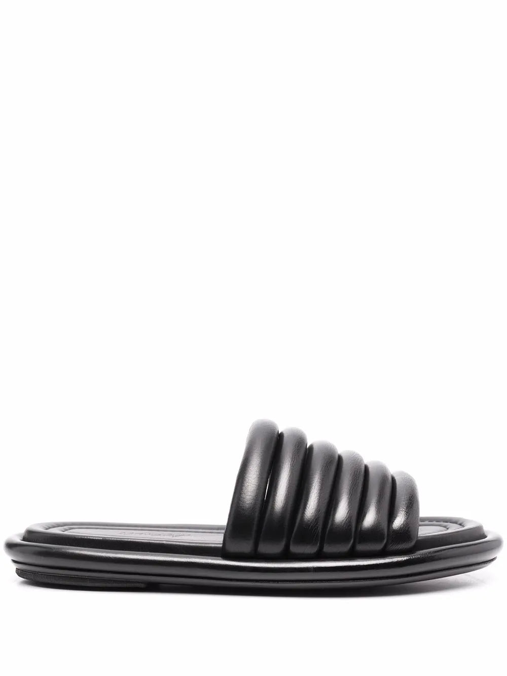 Marsèll ribbed leather slides