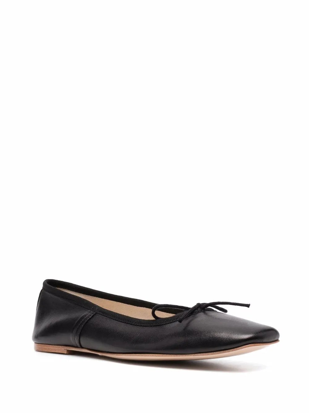 A.P.C. Leah leather ballerina shoes