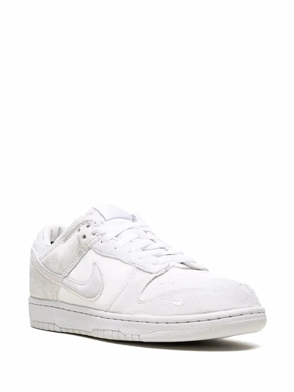 Nike x Dover Street Market Nike Dunk Low "Triple White Velvet" sneakers