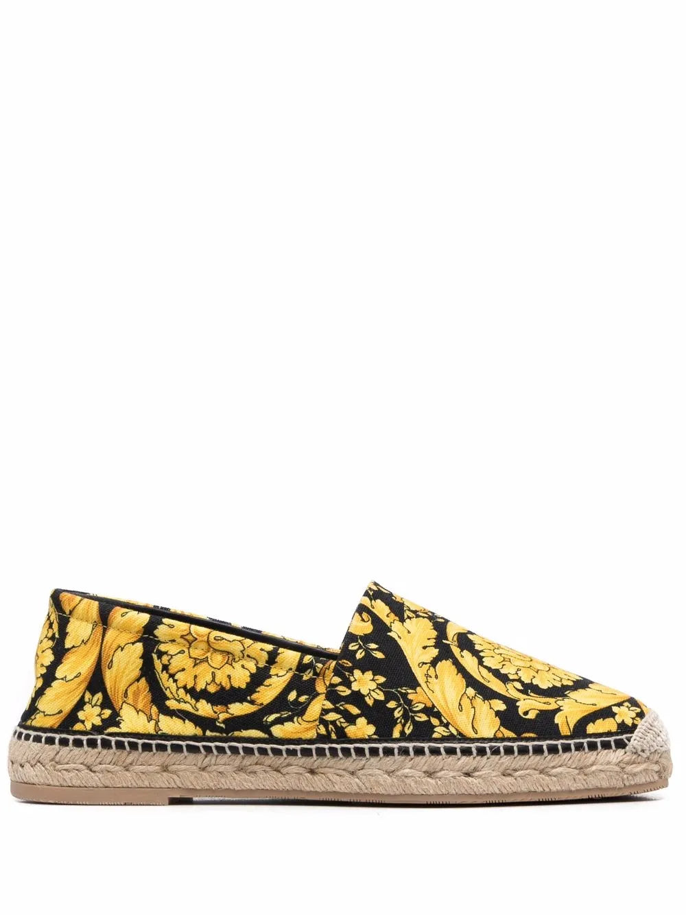 Versace Barocco-print espadrilles