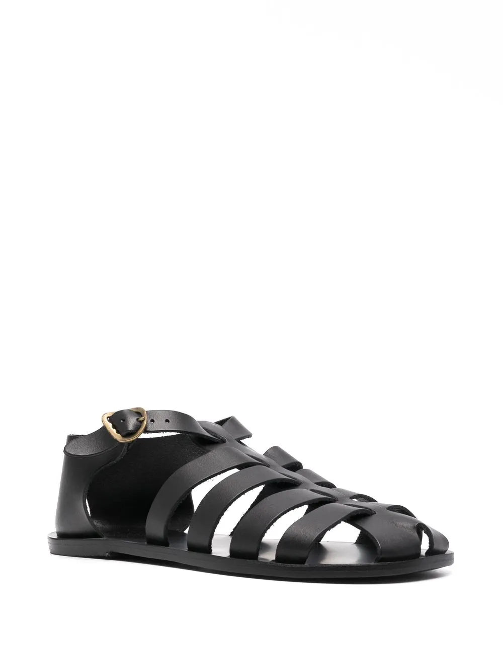 Ancient Greek Sandals Homer caged leather sandals