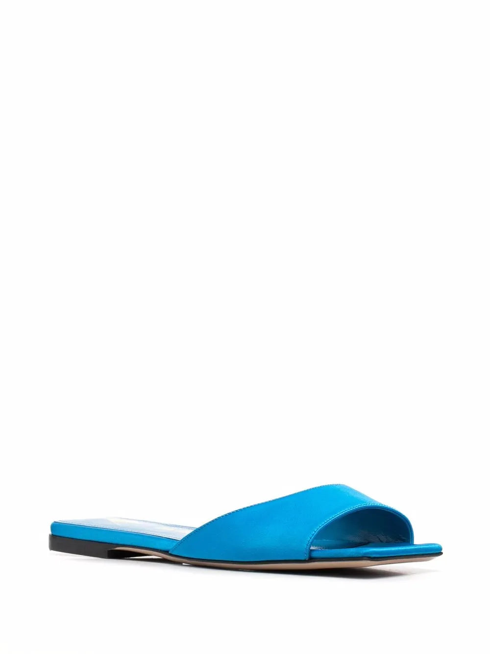 The Attico satin flat slides