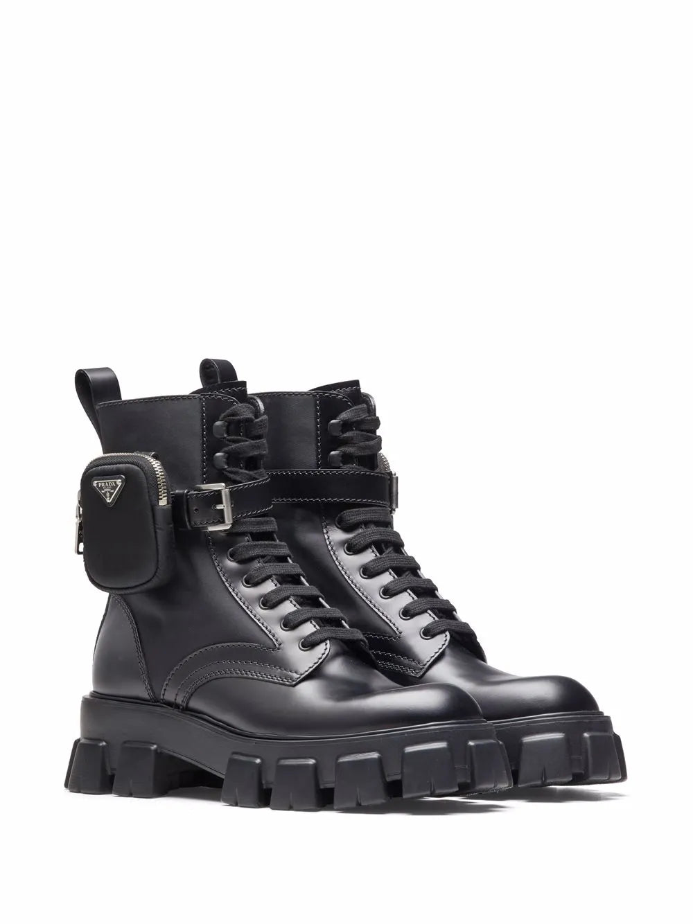 Prada Moonlith pouch-detail ankle boots