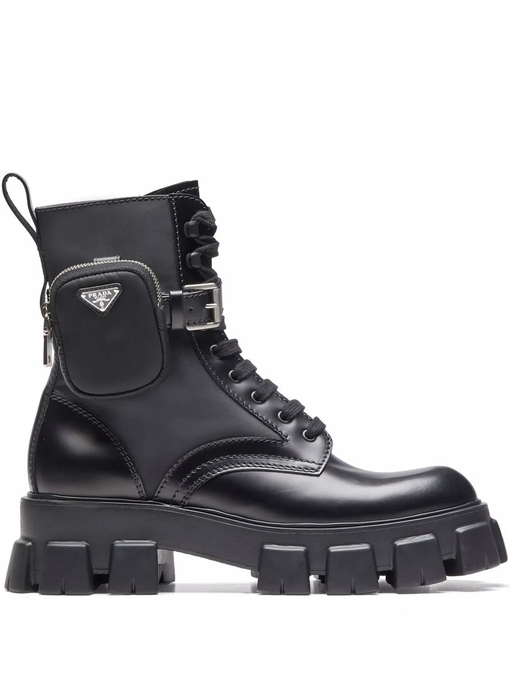 Prada Moonlith pouch-detail ankle boots