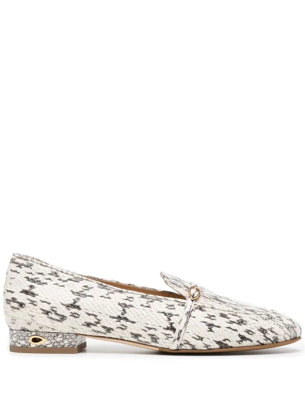 Jennifer Chamandi snakeskin print loafers