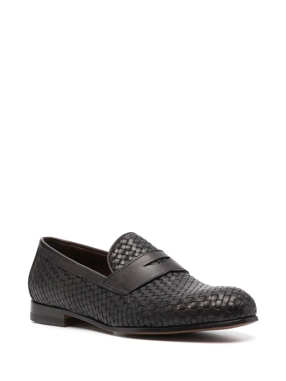 Scarosso Delfina woven leather loafers