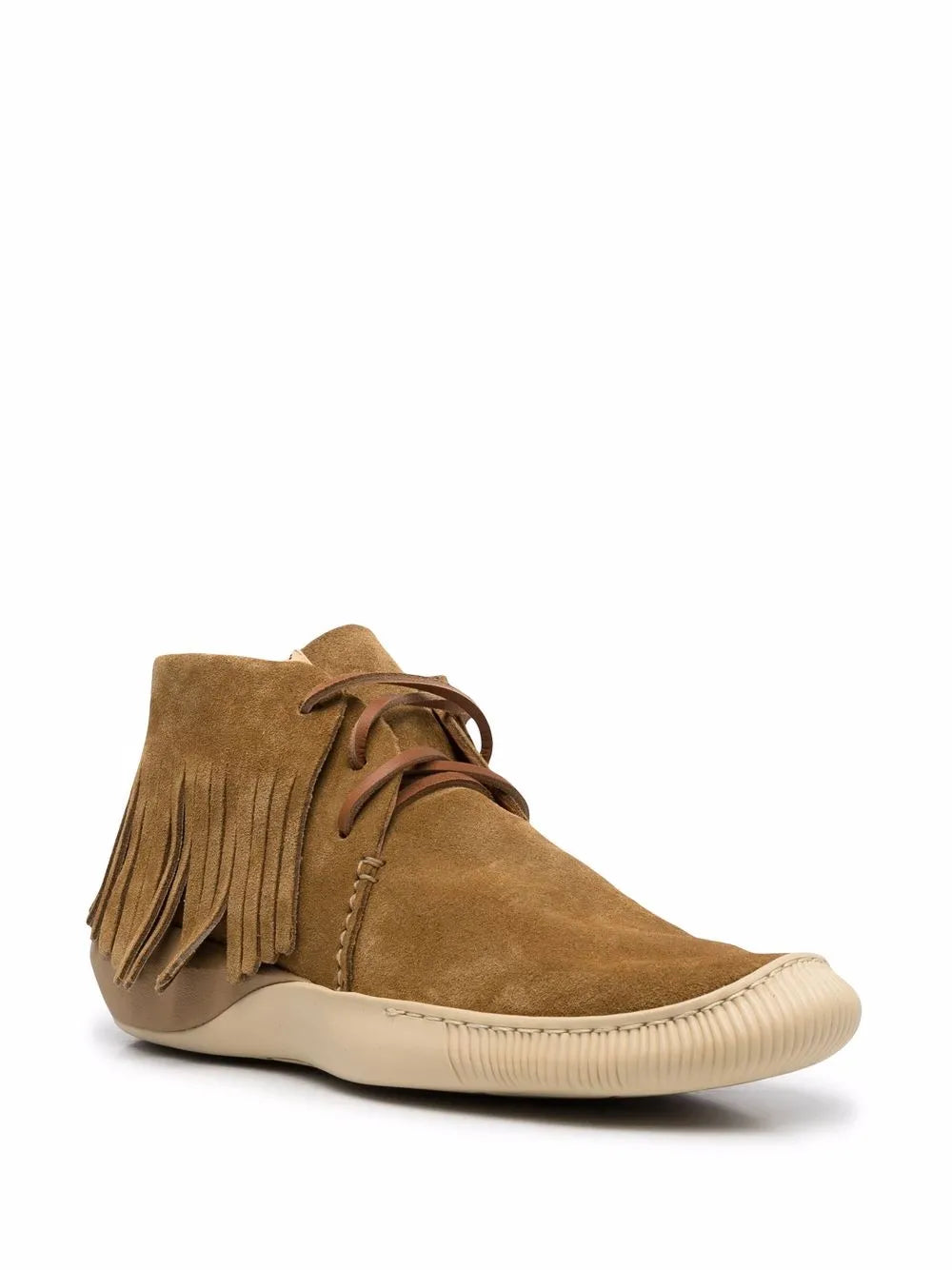 visvim fringed suede desert boots