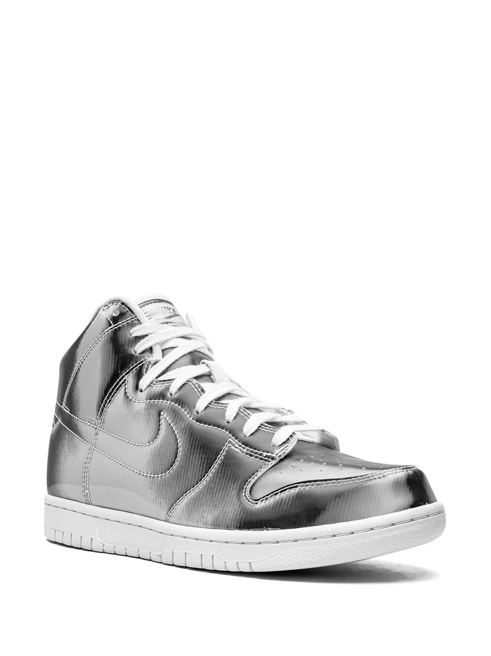 Nike x CLOT Dunk High "Metallic Silver" sneakers