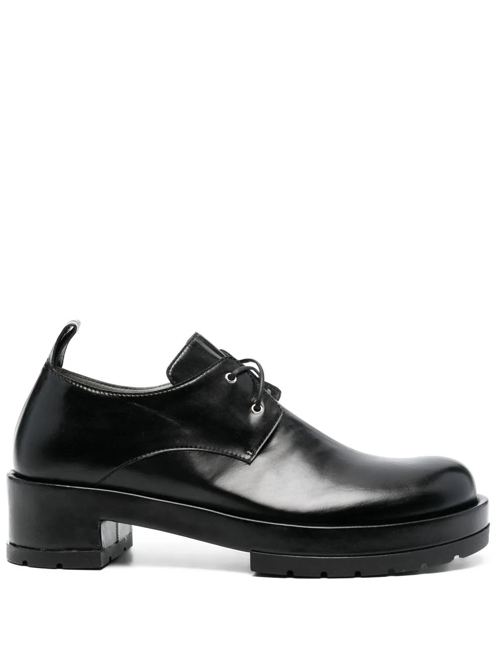 SAPIO lace-up leather derby shoes