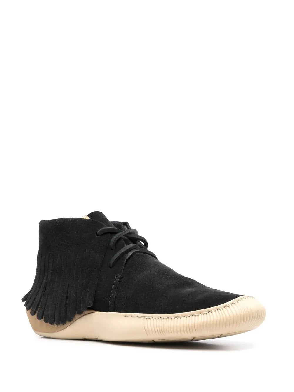 visvim fringed suede desert boots