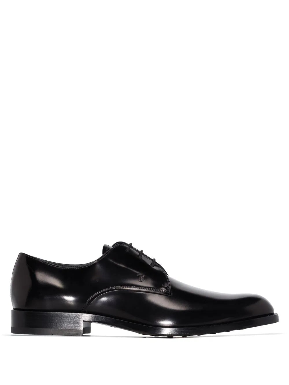 Tod's polished leather derby shoes