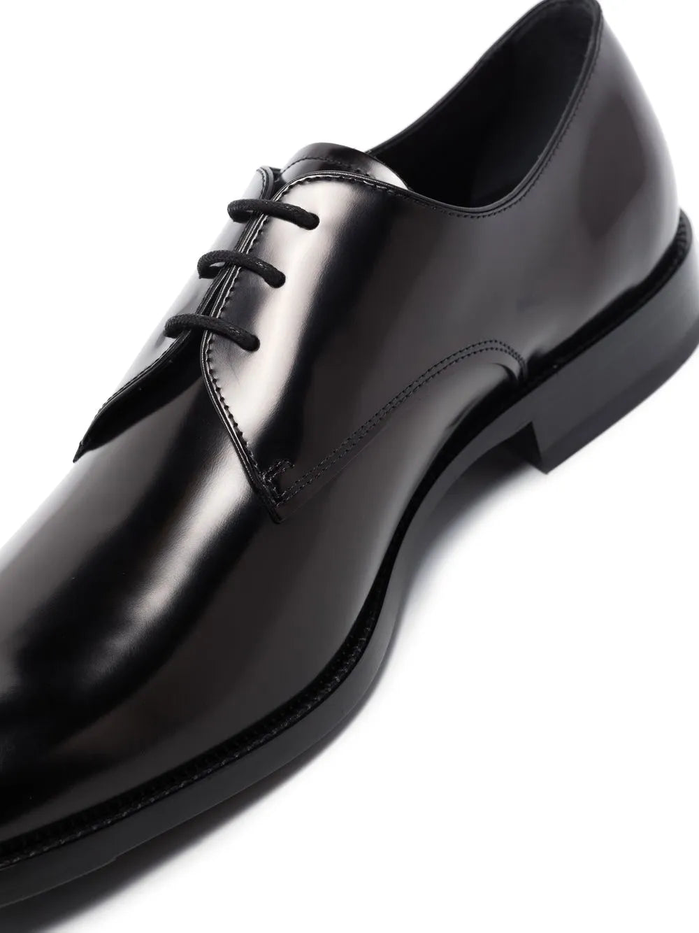 Tod's polished leather derby shoes