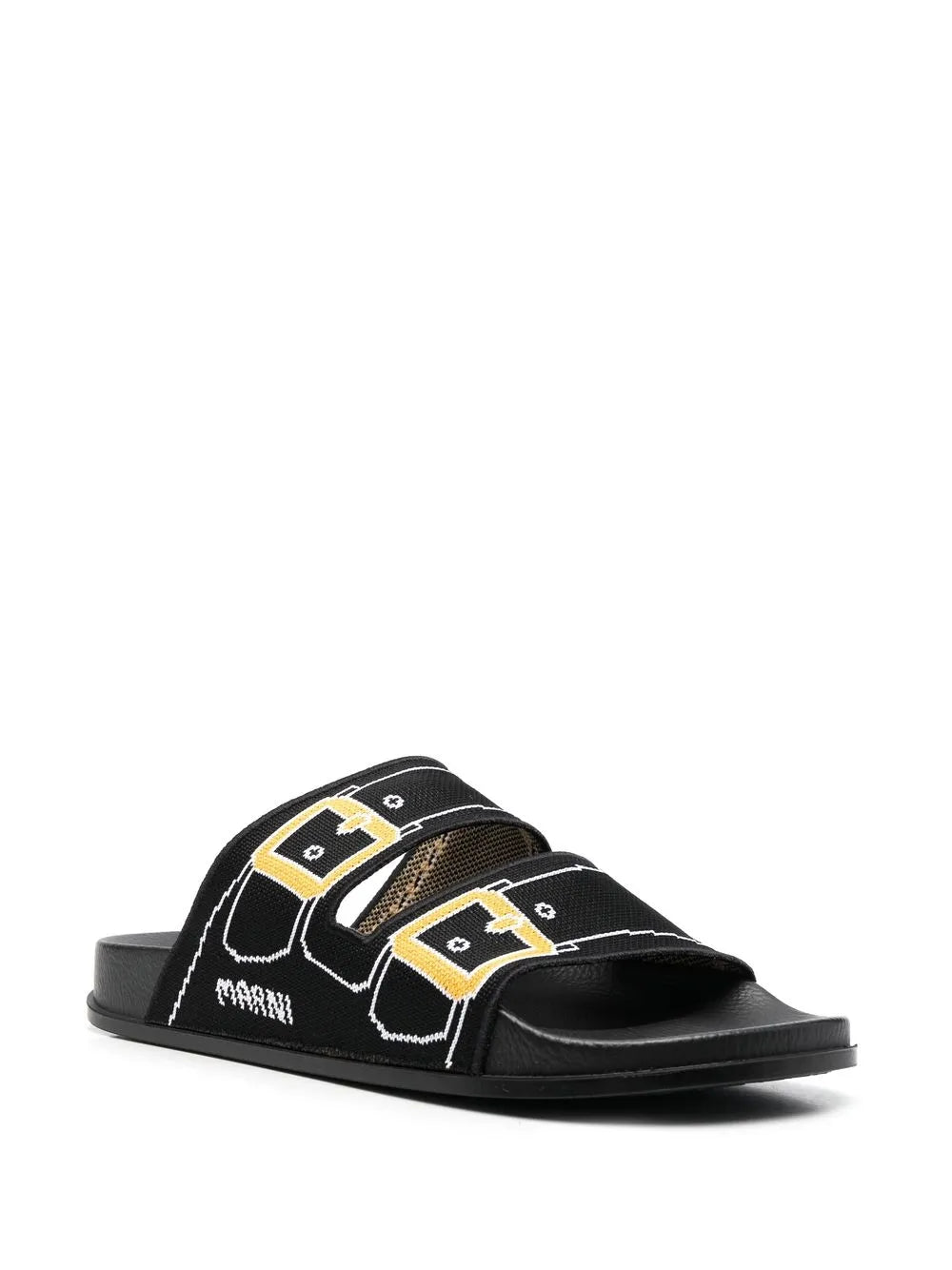 Marni tromp l'oeil print sandals