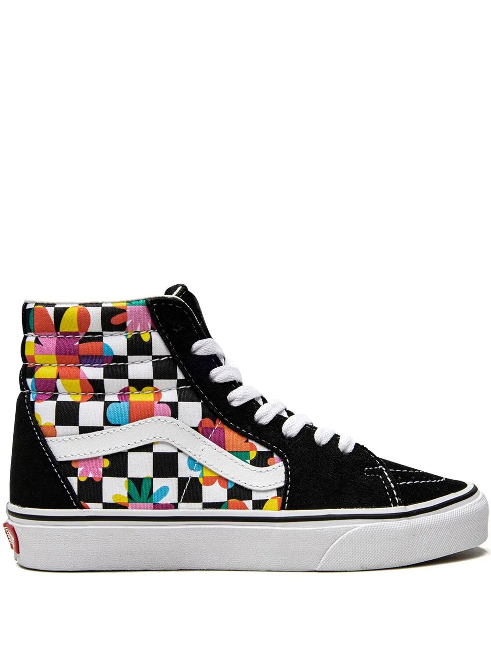 Vans Sk8-Hi "Floral Checkerboard" sneakers