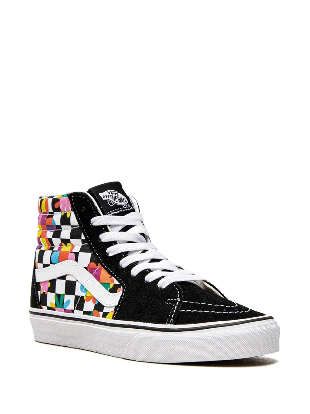 Vans Sk8-Hi "Floral Checkerboard" sneakers
