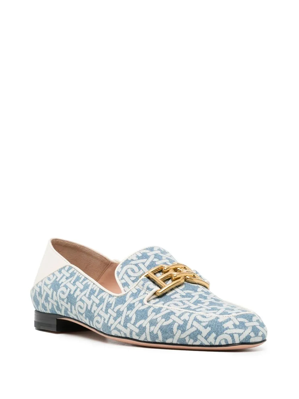 Bally logo-print leather loafers
