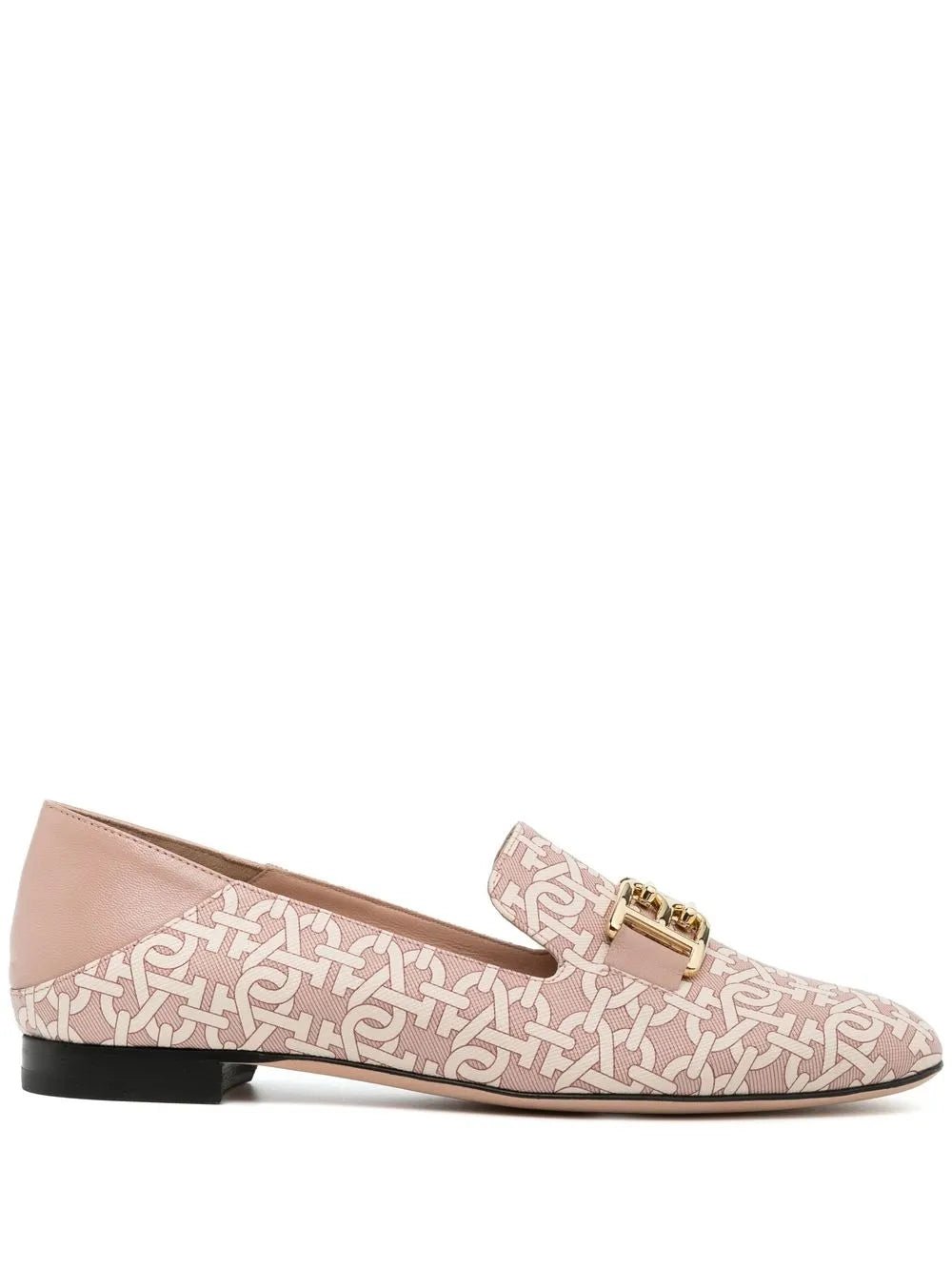 Bally logo-print leather loafers