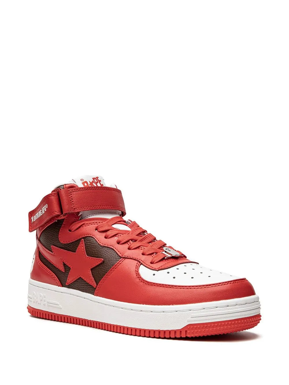 A BATHING APE® Bape Sta Mi #2 M2 "Red" sneakers